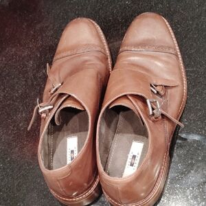 Joseph Abboud Tan Leather Oxfords